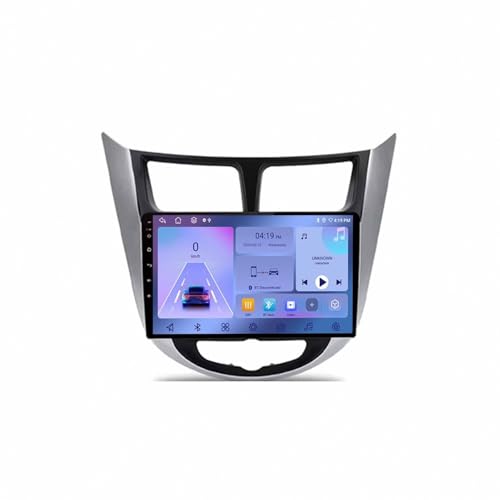 Radio coche 2 DIN Hyundai Solaris Accent i25 pantalla Carplay Android Auto