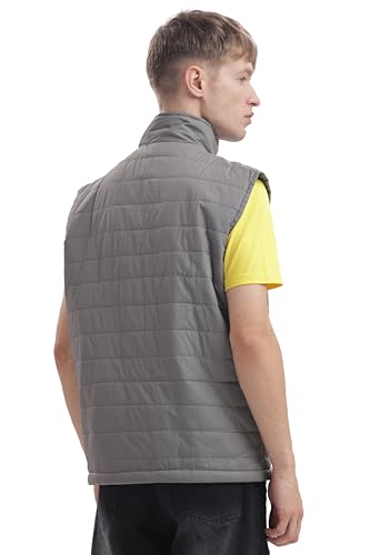 Image of Men's Sleeveless jacket solid | Regular Fit Jacket | stylish trending winter wear | Sleeveless Sports Gym Zipper Jacket