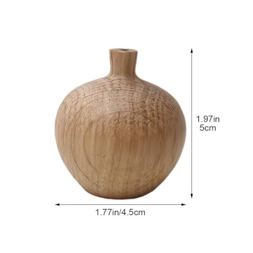 Support de fleurs de table en bois rustique pour ornement et fêtes - 7