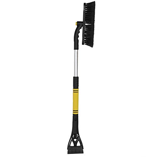 WPKD BLUEIY Cepillo de limpieza de zapatos de plástico multifuncional, herramienta de lavado de cerdas de nailon tupido, azul, incluye raspador de hielo, cepillo de nieve y pala para limpieza de coche