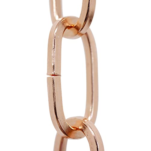 Image of RCH Hardware CH-S62-45-CO-10 Steel Chandelier Chain, Copper (10 Feet)
