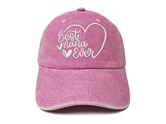 Best Nana Ever Heart (Washed Pink)