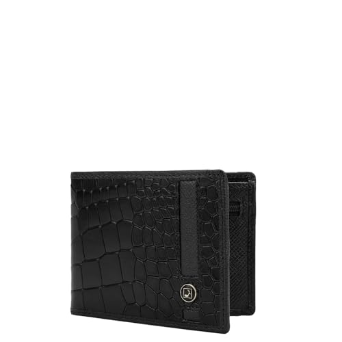 Buy Da Milano RFID Protected Leather Wallet for Men with Card Slot - Black at Amazon.in - Image 3