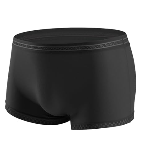 WINDAY Men's Briefs Ice Silk Breathable Underwear Lace Boxer Briefs2