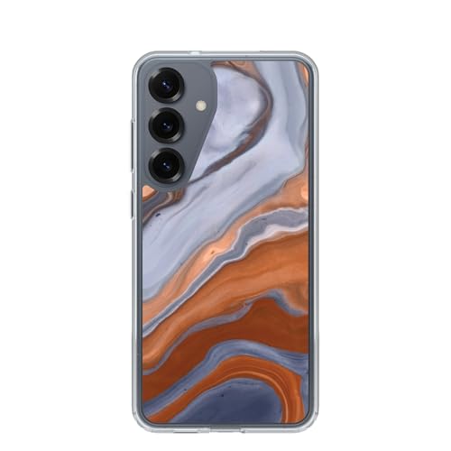 Image of OtterBox Samsung Galaxy S25+ Symmetry Series Clear Magnet Case - High Desert Marble (Blue)
