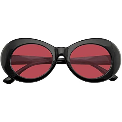Gafas de Sol Emblem Eyewear Retro Redondas Ovaladas Rojas Cover