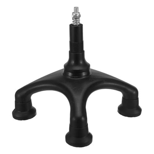 WRITWAA Four-Legged Cane Tip Heavy Duty: Stable Quad Cane Tip for Walking Sticks - Walking Pole End Non-Slip Stabilizer - Crutch Bottom Cap Replacement