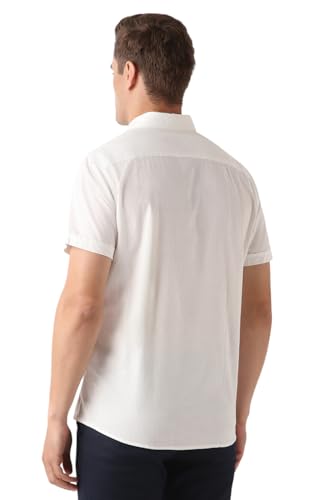 Image of Louis Philippe Men's Cotton Solid Slim Fit Shirt