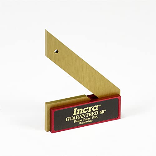 INCRA G455 5-in. Guaranteed 45-Deg. Angle - Precision Layout & Tool Positioning