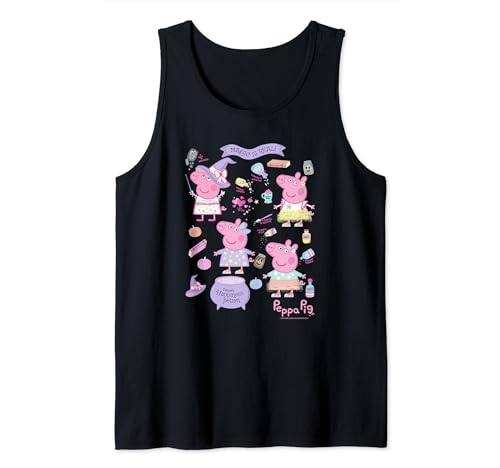 Tank top Peppa Pig Halloween magic icons débardeur imprimé pour enfants