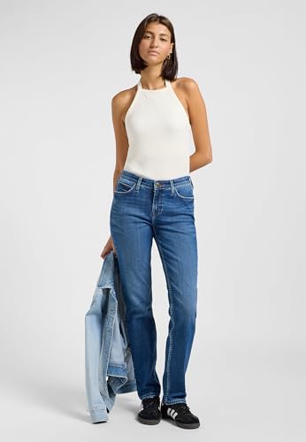 LEE - Jeans Damen - Classic Straight Fit - Marion Straight - Hyper Mid – Ansicht 5