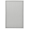 RecPro RV Pleated Folding Shower Door and Frame | Sliding, Retractable, Wrinkle Free | Gray | 36" x 57"