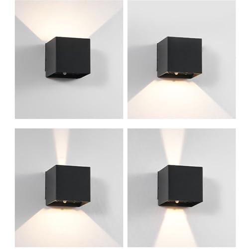 Apliques de pared LED con sensor de movimiento, lámparas de pared recargables de aluminio 4