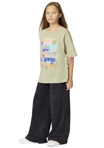 Image of Roxy Girls' Pull-on Fleece Jogger Sweatpants with Elasticized Drawstring Waistband