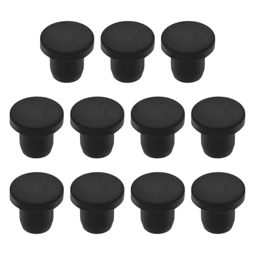 Image of MECCANIXITY 11pcs T-Shaped Silicone Plugs 7.3mm 5 /16 inch Dia Black