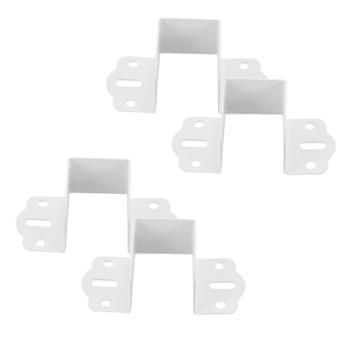 KONTONTY 4piezas Accesorios De Herrajes Para Camas Soportes Para Riel De Cama Herrajes Para Riel De Marco De Cama Conexión Para Barandilla De Hebilla Para Placa De Uso Para Montaje De