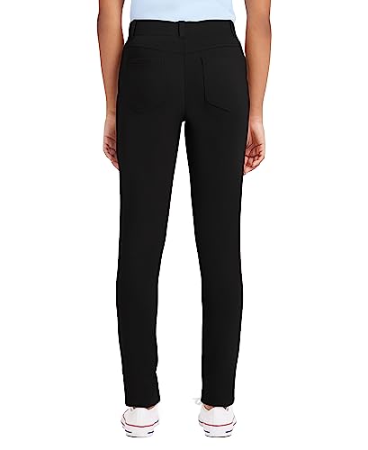Nautica Girls' School Uniform Skinny Leg Jegging, Flat Front Style with Zipper Closure, Functional Pockets2