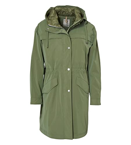 Fuchs Schmitt Parka Kurzmantel mit Tunnelzug und Kapuze, Farbe:grün,...