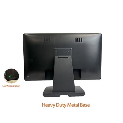 Image of 22-inch (21.5 inch Viewable) Capacitive LED 10 Point Multi-Touch HDMI VGA Monitor with 16:9 Display 1080p, True Flat Seamless Design Touchscreen, Great for Office, POS, Retail, Restaurant