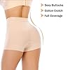 Womens Light Tummy Control Shapewear Boyshorts(Beige-light,Medium)
