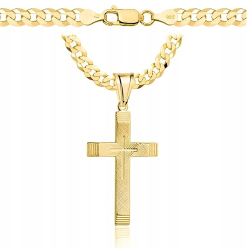 Chaîne en or pour homme avec croix idéale pour parfaire votre style au quotidien