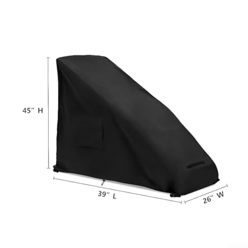 Tumbona cubierta impermeable y protector de muebles de jardín 7