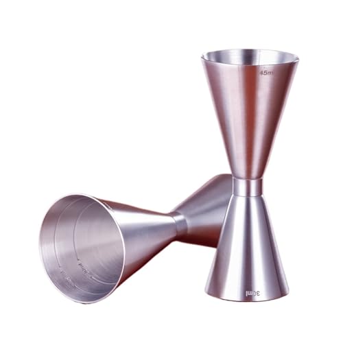 Jigger acero inoxidable esencial para mixología con doble medida de 30 45ml silver 4