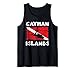 Drapeau des îles Caïman pour plongeurs Débardeur