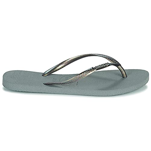 Image of Havaianas Women's Slim Metallic Logo Sandals