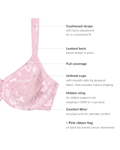 Image of Wacoal Women's Awareness Unlined Full Figure Underwire Bra, 85567