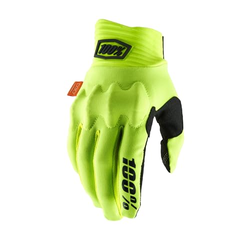 100% Cognito D30 Protection Enhanced Motocross Gloves – MX, Dirt Bike & Powersport Riding Gear with Extra Knuckle Gaurds