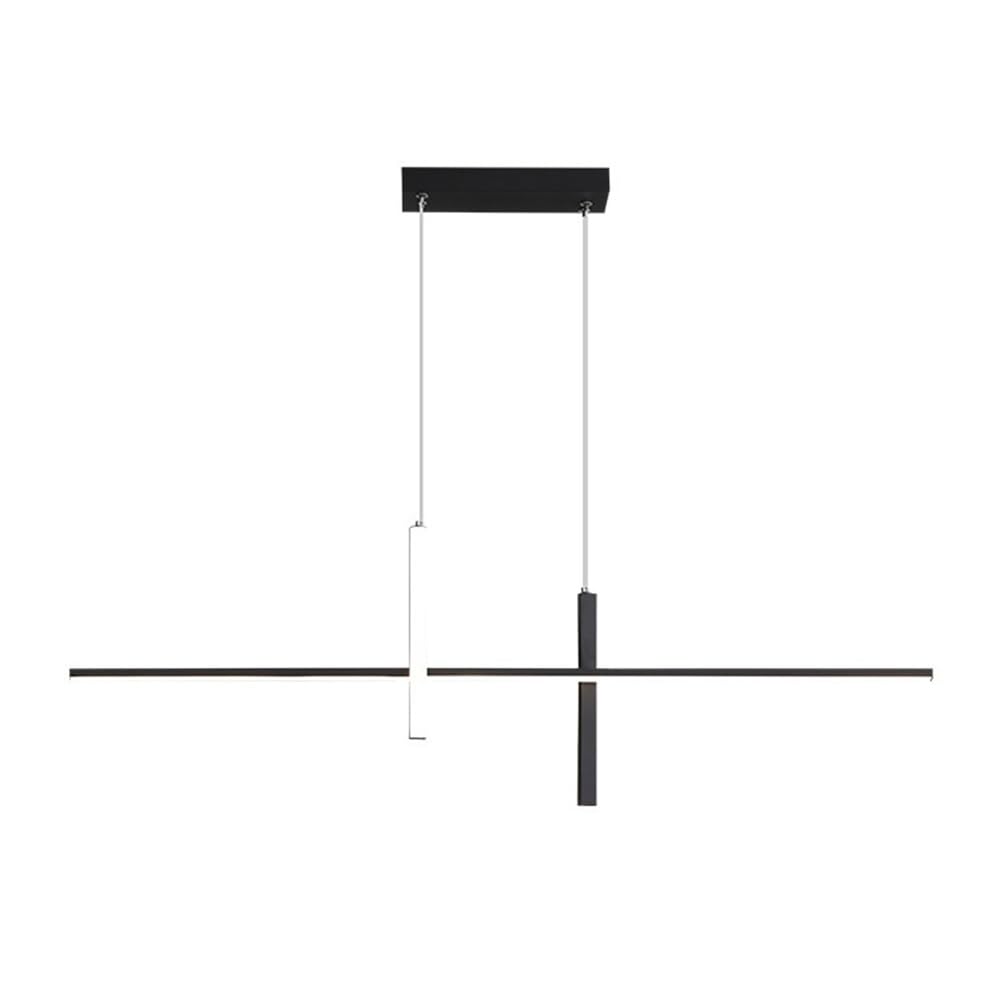Lampe suspendue moderne longue bande pour salon et îlot central de cuisine