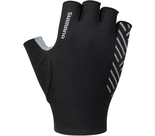 Gants de cyclisme Shimano Advanced pour hommes couleur noir