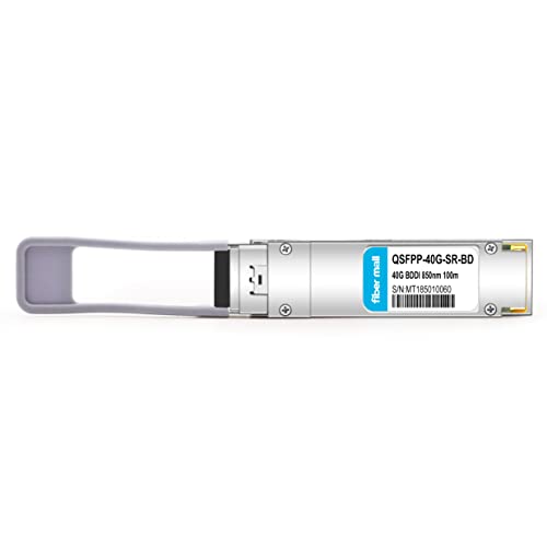 Image of 40G QSFP+ SR BiDi for Cisco QSFP-40G-SR-BD,Meraki MA-QSFP-40G-SR-BD, 40GBASE-SR Bi-Directional QSFP+LC Multi-Mode Transceiver Modul 850nm /900nm MMF 100m /150m Duplex LC