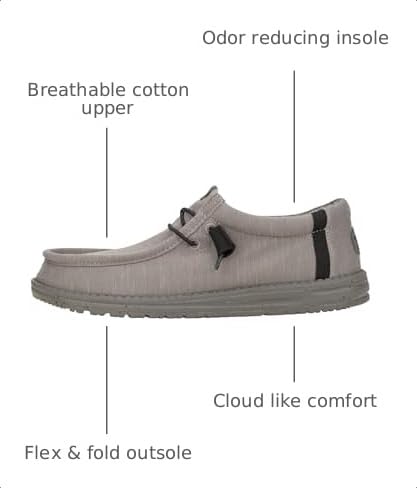 Image of HEYDUDE Wally Amazon Exclusive Styles, Men's Shoes, Men's Slip-on Loafers, Comfortable & Light-Weight