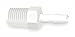 Adapter, 3/16 x 1/4 In, Polypropylene, PK10
