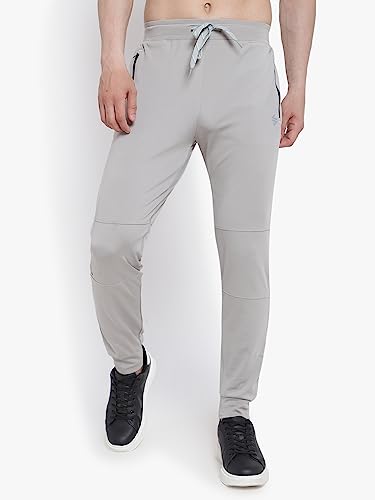 Image of John Ally Jogger Trackpant for Men with Two Zipper Pockets and Premium Fabric. Sweat Wicking, Stretchable for Gym, Yoga, Training, Sports, Running and Casual wear.