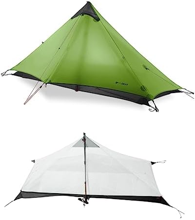 3F Lanshan1 Ultralight Portable 3/4 Season 1 Person Tent with 15D...