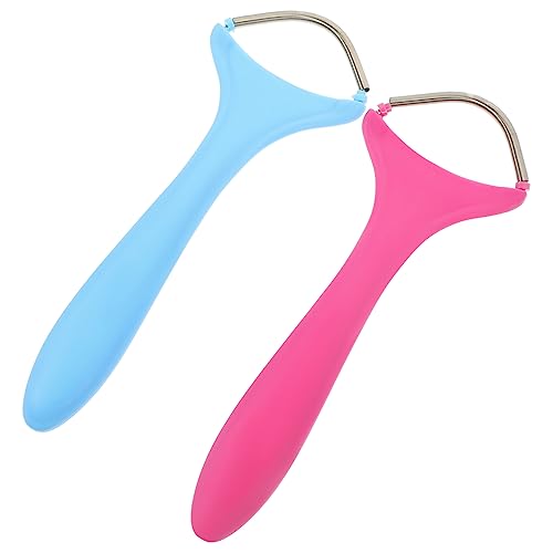 VICASKY 2Pcs Facial Hair Remover Spring Epilator Portable Manual Threading Tool for Painless Upper Lip and Face Hair Removal for Sensitive Skin Includes and Options