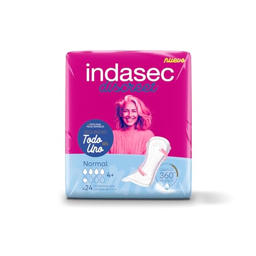 Indasec Discreet Normal, 24 unidades