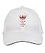 Makoroni - Keep Calm and Carry ON Hat Adjustable Cap, DesP30 White