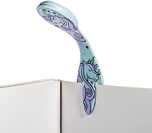 Flexilight Reading Light | 2 in 1 Bookmark Book Light | LED Clip On Reading Lamp | Children and Adult Book Torch for Reading in Bed | Book Accessories | Gift for Readers, Book Lovers (Floral)
