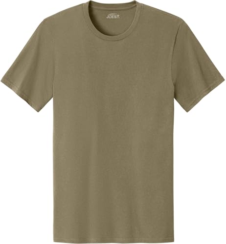 Joe's USA Lightweight Easy Cotton Tee-S-Coyote Brown