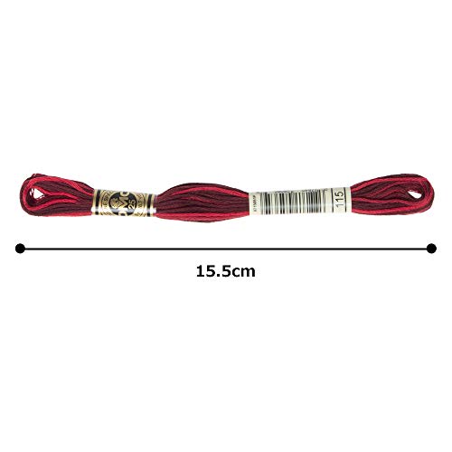 Image of DMC 6-Strand Embroidery Cotton Floss, Variegated Garnet