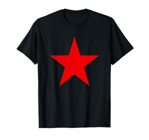 Diseño de estrella roja de 5 puntos, estrella roja Camiseta
