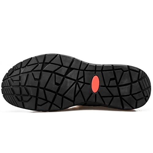 Mens Sport Sandals Leather Adjustable Summer Shoes Beach Outdoor Breathable 5