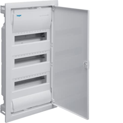 Porte blanche coffret VU VH 48 mod isolante et robuste pour mur