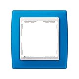 Color: Azul Simon - 82613-64 marco 1 elemento s-82 blanco translucido azul Ref. 6558230191