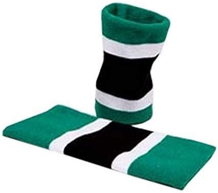 Ventro Skate Puffer Socks / Leg Warmers (Green / White / Black)