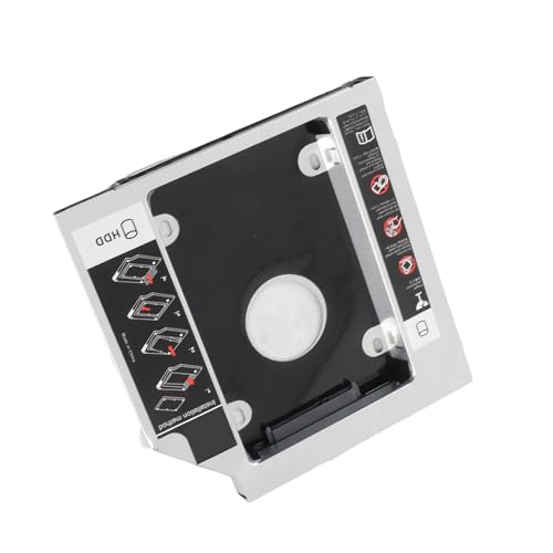 Bandeja para disco duro de aluminio de 12.7 mm para laptop miniatura 5